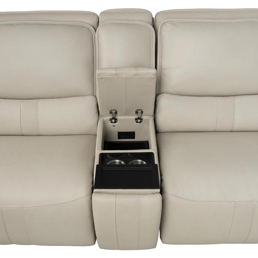 Tango Leather Power Reclining Sectional with 7PCS/3PWR alternate image, 9 of 15 images.