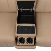 Cordova Dark Cream Leather Power Reclining Sectional with 7PCS/3PWR  alternate image, 8 of 13 images.