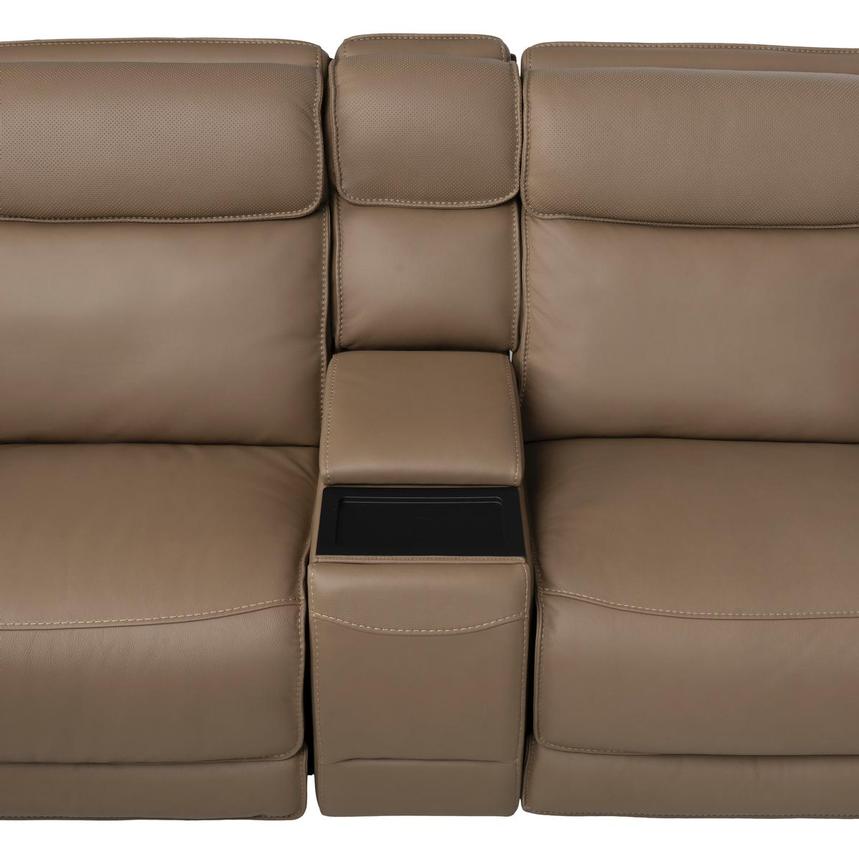 Mambo Leather Power Reclining Sectional with 6PCS/2PWR  alternate image, 7 of 12 images.