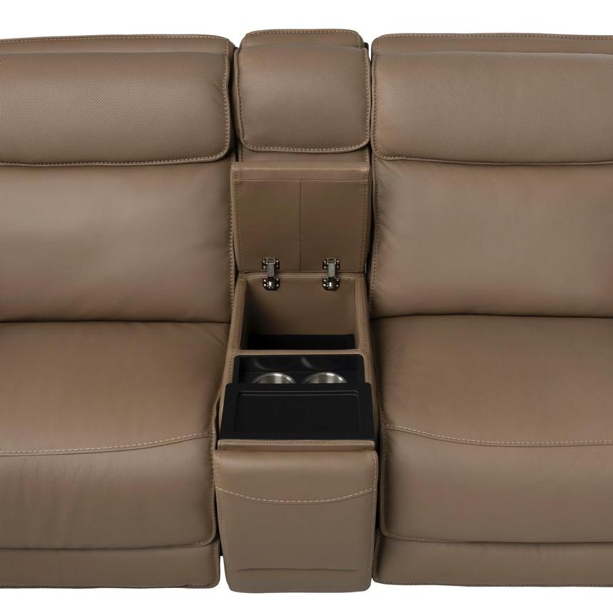 Mambo Leather Power Reclining Sectional with 6PCS/3PWR  alternate image, 8 of 12 images.