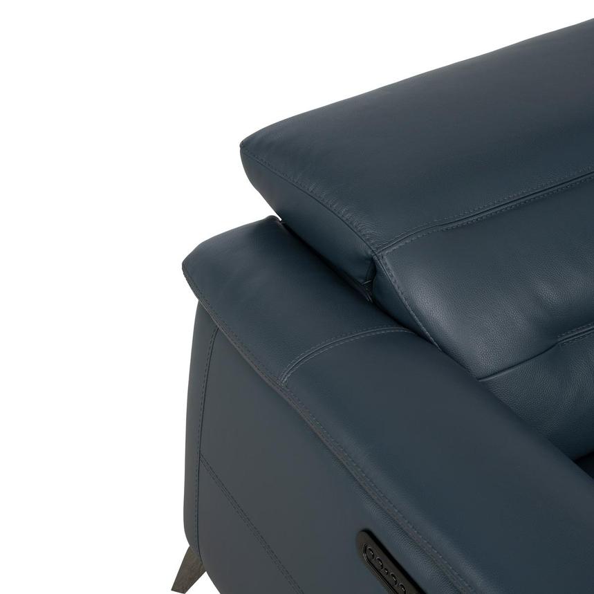 Anabel 2.0 Blue Home Theater Leather Seating with 5PCS/3PWR alternate image, 8 of 12 images.