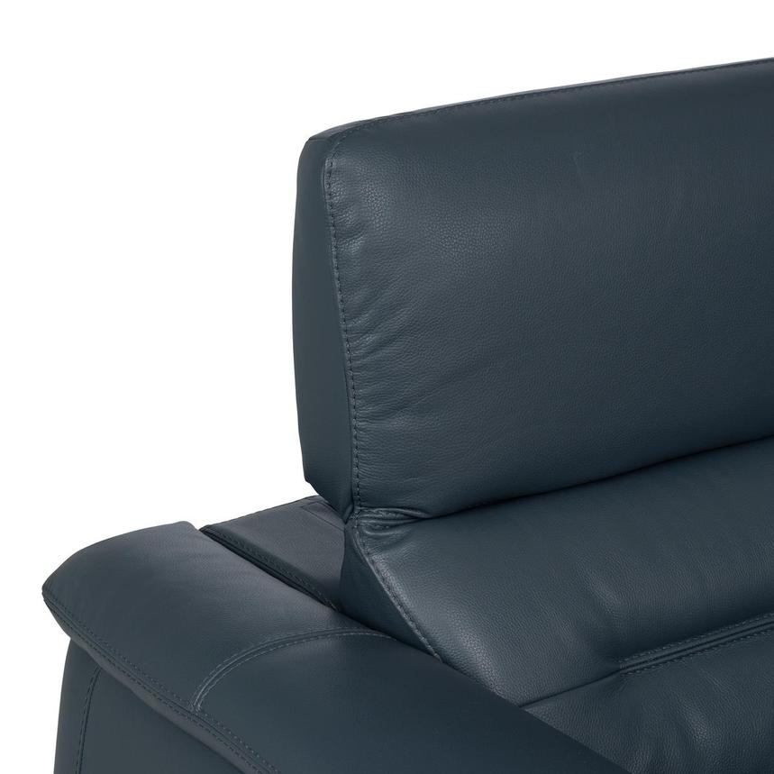 Anabel 2.0 Blue Home Theater Leather Seating with 5PCS/3PWR alternate image, 9 of 12 images.
