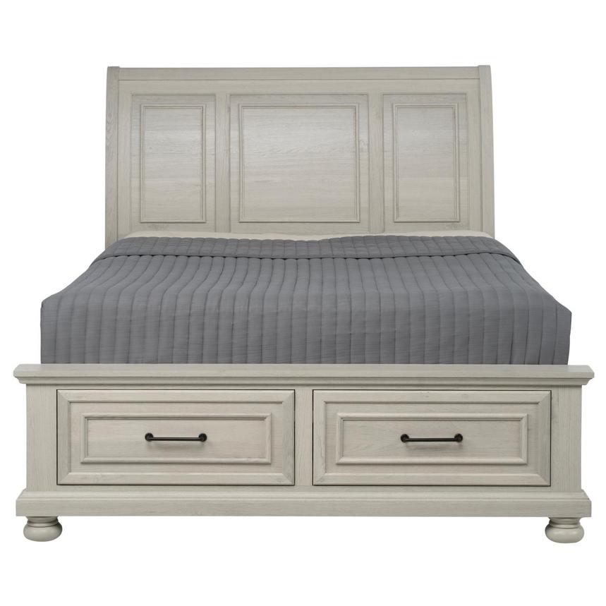 Lenox Grey Full Storage Bed alternate image, 3 of 9 images.