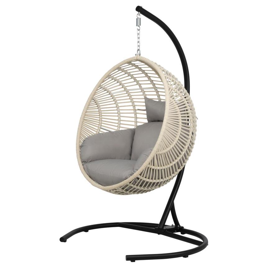 Globe Ivory Hanging Chair main image, 1 of 8 images.