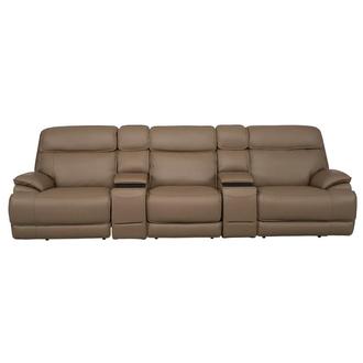 Mambo Home Theater Leather Seating with 5PCS/2PWR
