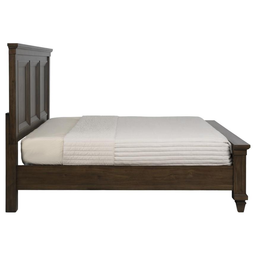 Marisol Brown King Panel Bed alternate image, 4 of 7 images.