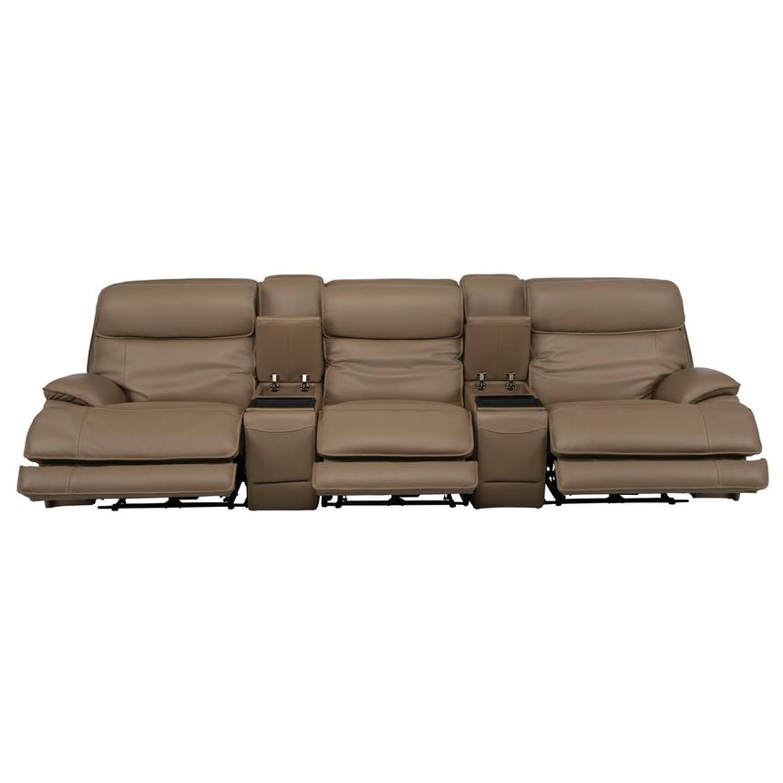 Mambo Home Theater Leather Seating with 5PCS/3PWR  alternate image, 2 of 11 images.