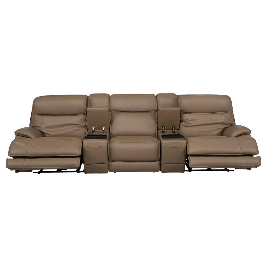 Mambo Home Theater Leather Seating with 5PCS/2PWR  alternate image, 2 of 11 images.