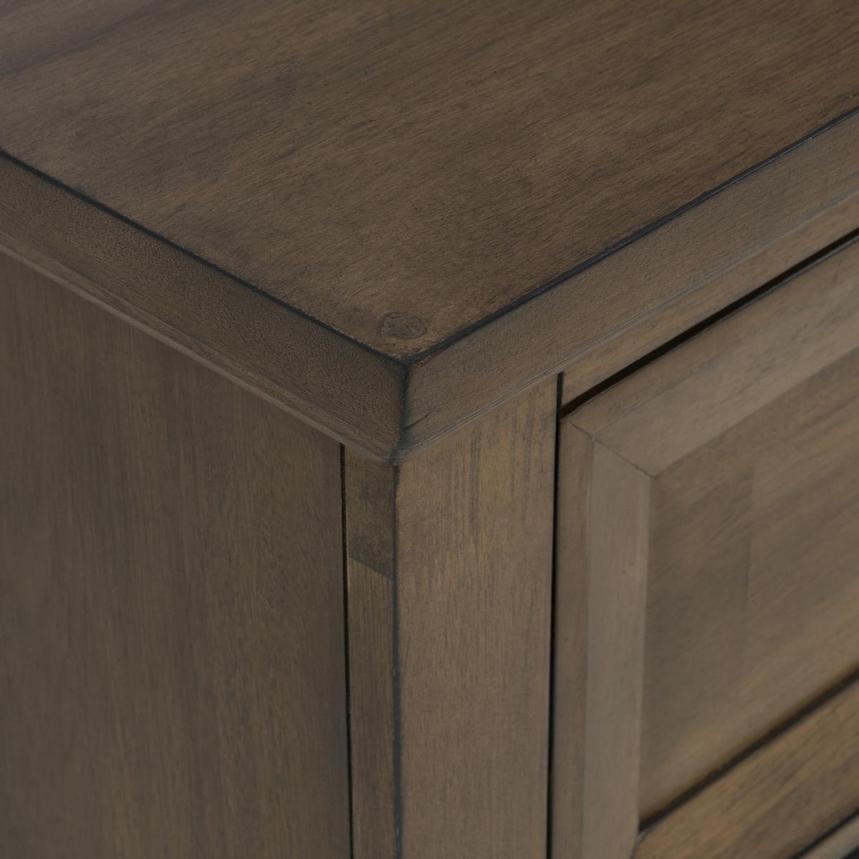 Marisol Brown Nightstand  alternate image, 8 of 12 images.