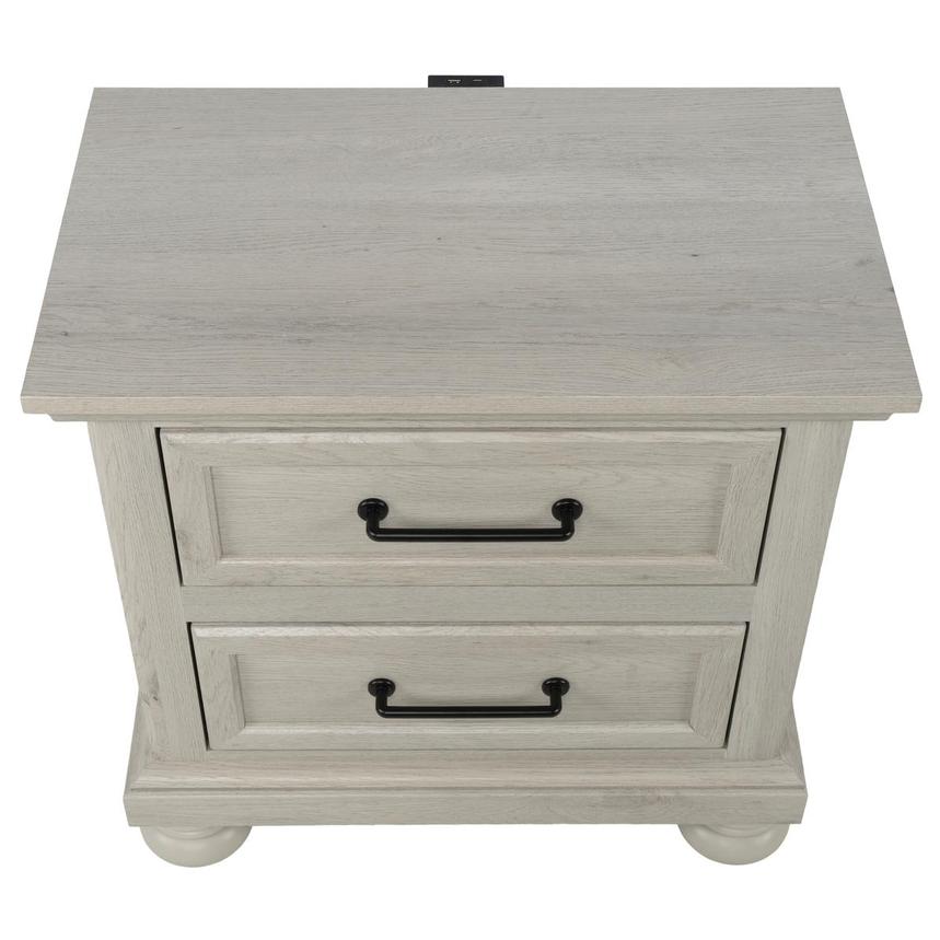 Arcadia Gray Nightstand  alternate image, 5 of 10 images.