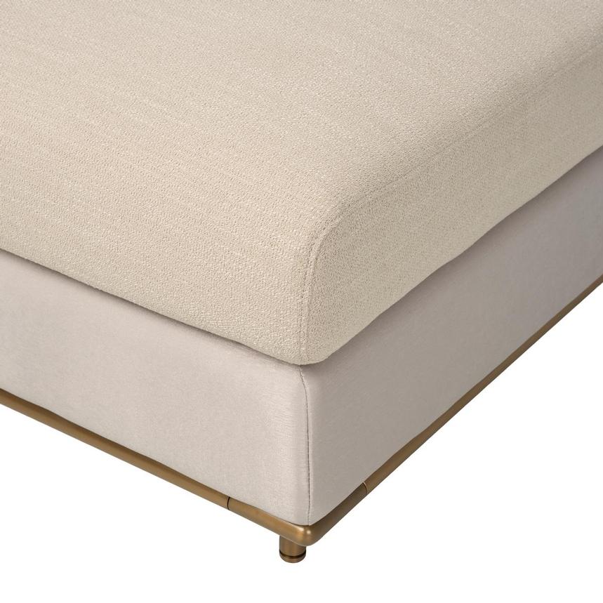 Hanna Beige Armless Loveseat  alternate image, 7 of 10 images.