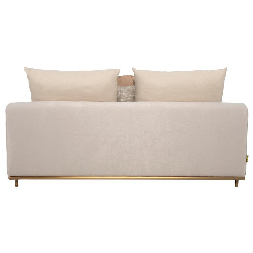 Hanna Beige Armless Loveseat alternate image, 5 of 10 images.