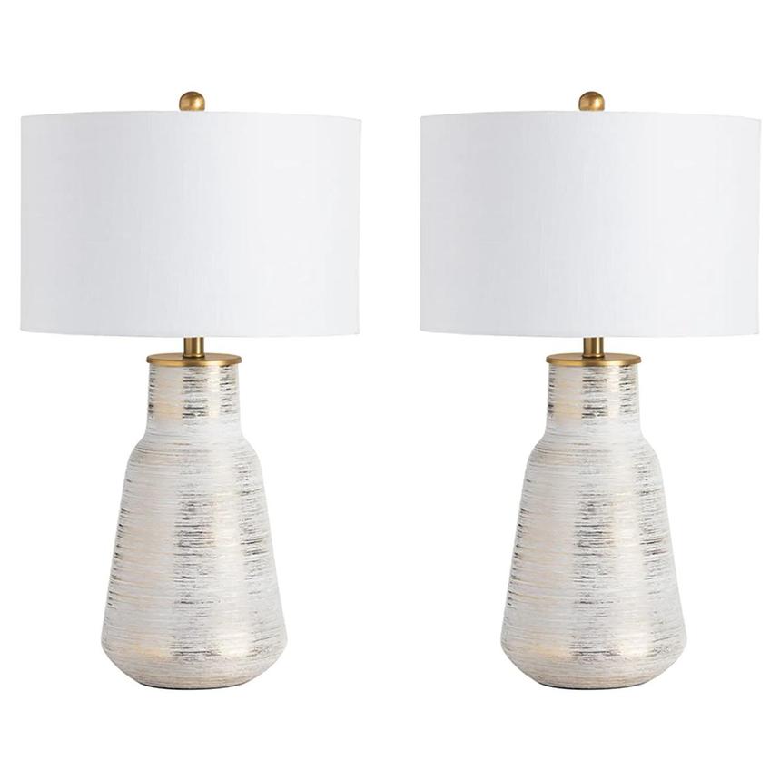 Lace Table Lamp Set of 2  main image, 1 of 3 images.