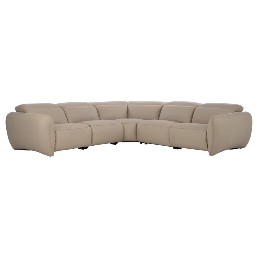 Baloo Leather Power Reclining Sectional with 5PCS/2PWR main image, 1 of 8 images.