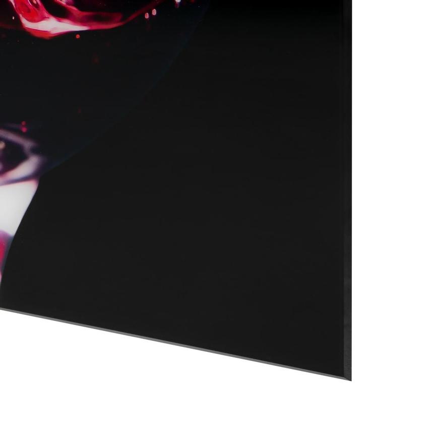 Crimson Pour Acrylic Wall Art  alternate image, 3 of 3 images.