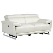 Gabriel White Power Reclining Loveseat  alternate image, 2 of 9 images.