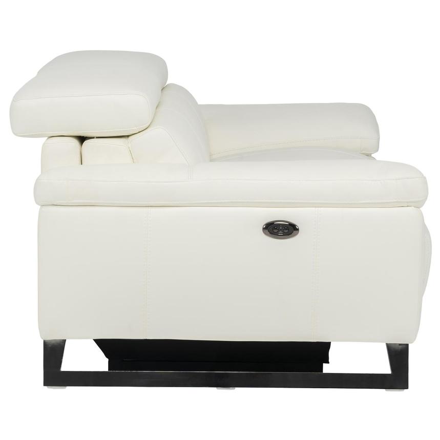 Gabriel White Power Reclining Loveseat  alternate image, 5 of 9 images.