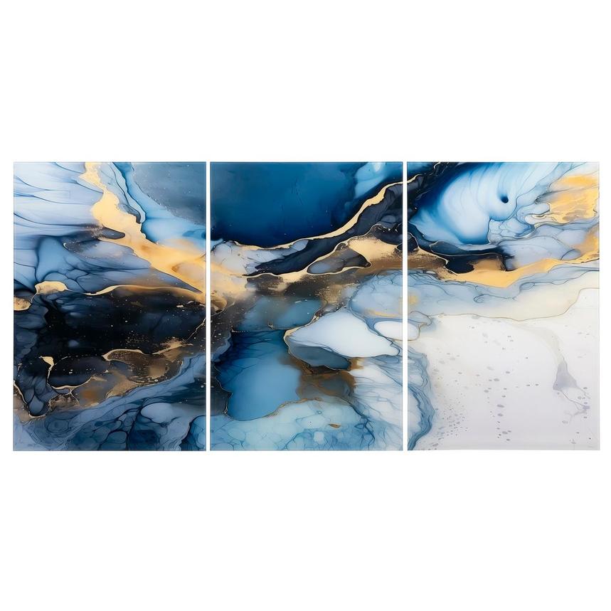 Oceanic Gold Acrylic Wall Art main image, 1 of 4 images.