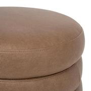 Milo Brown Ottoman w/Storage & Tray  alternate image, 8 of 8 images.