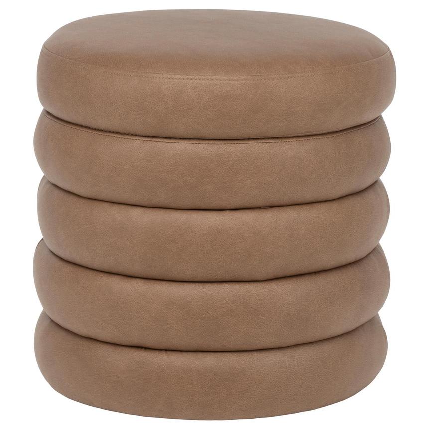 Milo Brown Ottoman w/Storage & Tray main image, 1 of 9 images.