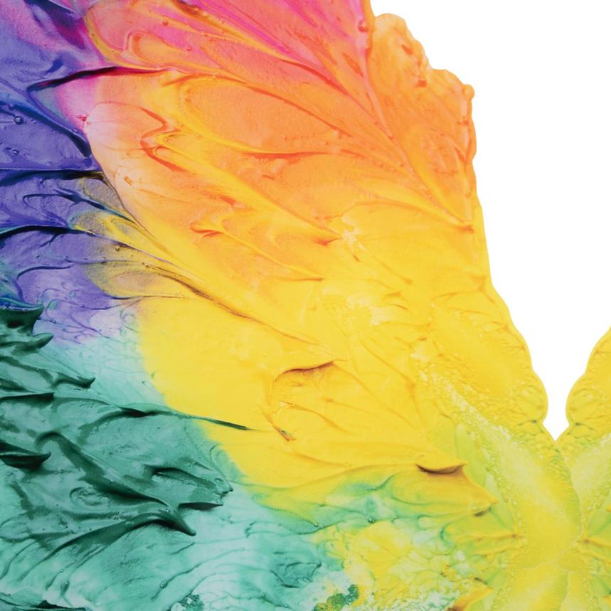 Radiant Flutter Acrylic Wall Art  alternate image, 3 of 4 images.