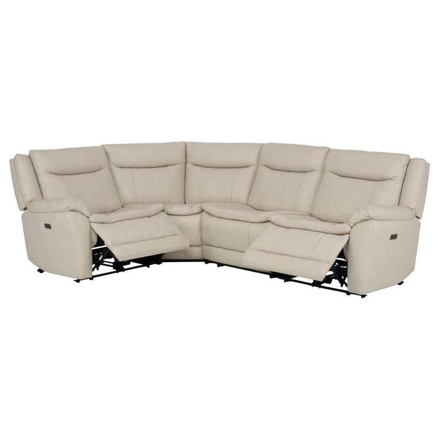 Benjamin Leather Sectional Sofa with 4PCS/2PWR  alternate image, 3 of 10 images.