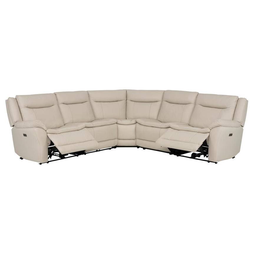 Benjamin Leather Sectional Sofa with 5PCS/2PWR  alternate image, 3 of 10 images.