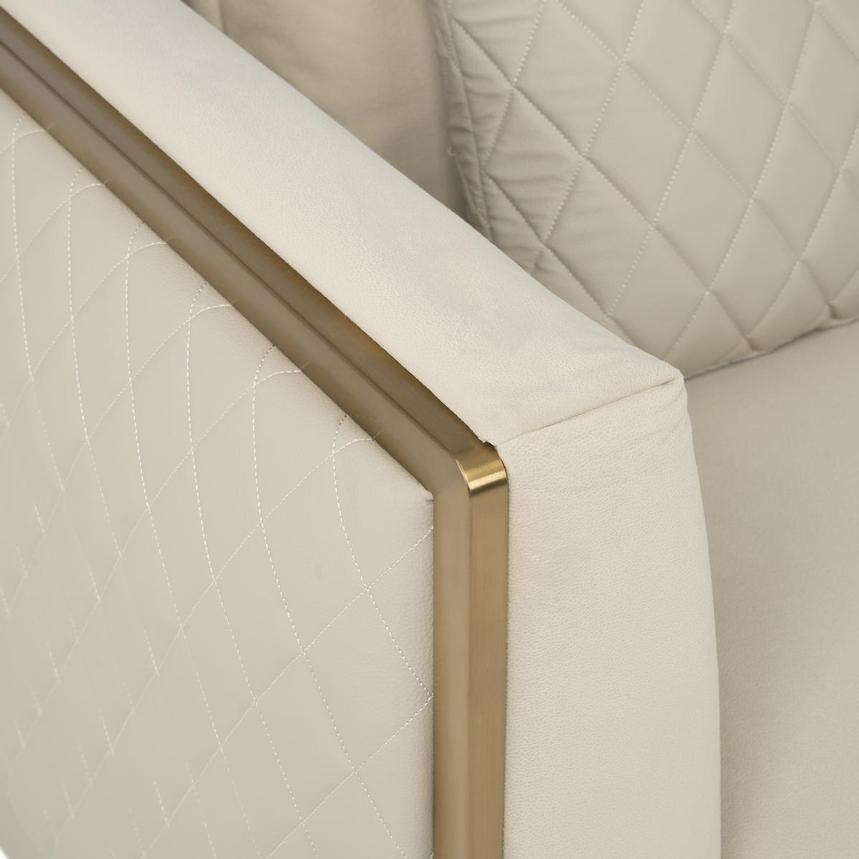 Madelyn Cream Accent Chair  alternate image, 7 of 8 images.