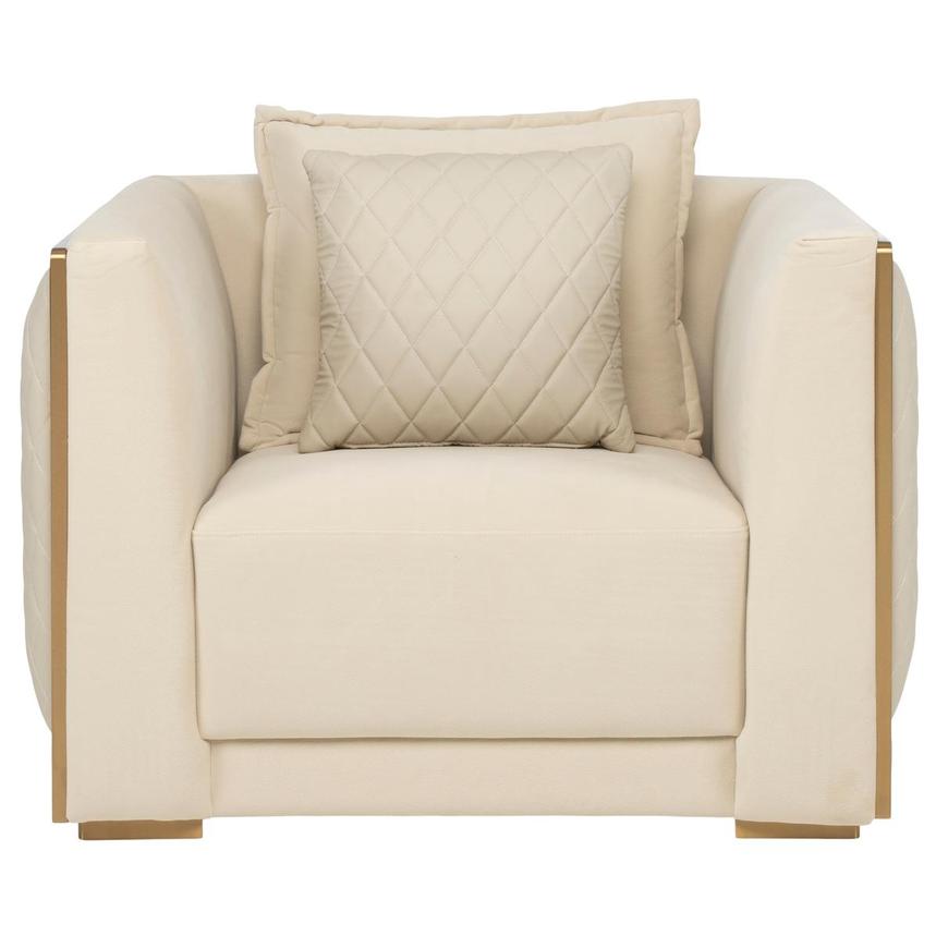 Madelyn Cream Accent Chair  alternate image, 2 of 8 images.