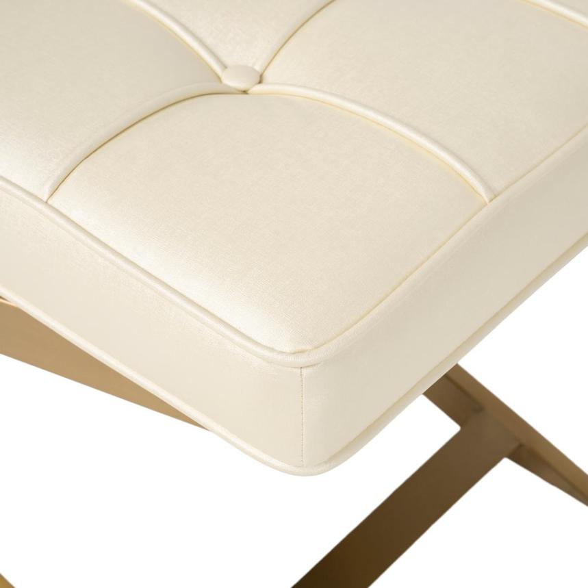 Arlington White/Gold Bench  alternate image, 5 of 6 images.