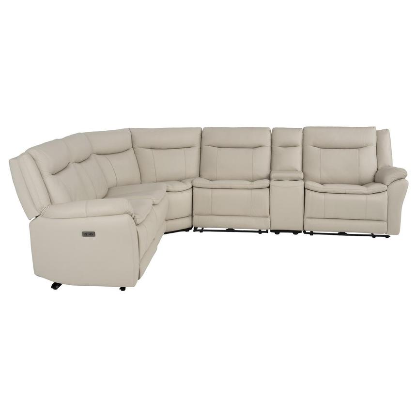 Benjamin Leather Power Reclining Sectional with 6PCS/3PWR  alternate image, 3 of 12 images.