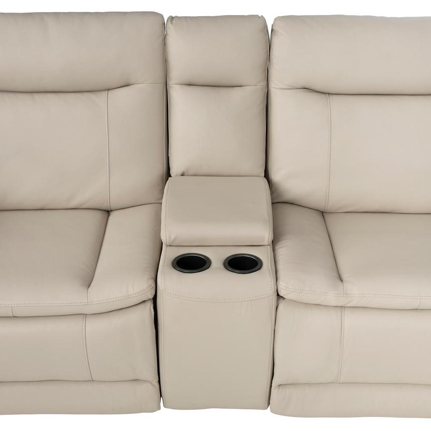 Benjamin Leather Power Reclining Sectional with 6PCS/3PWR  alternate image, 9 of 13 images.