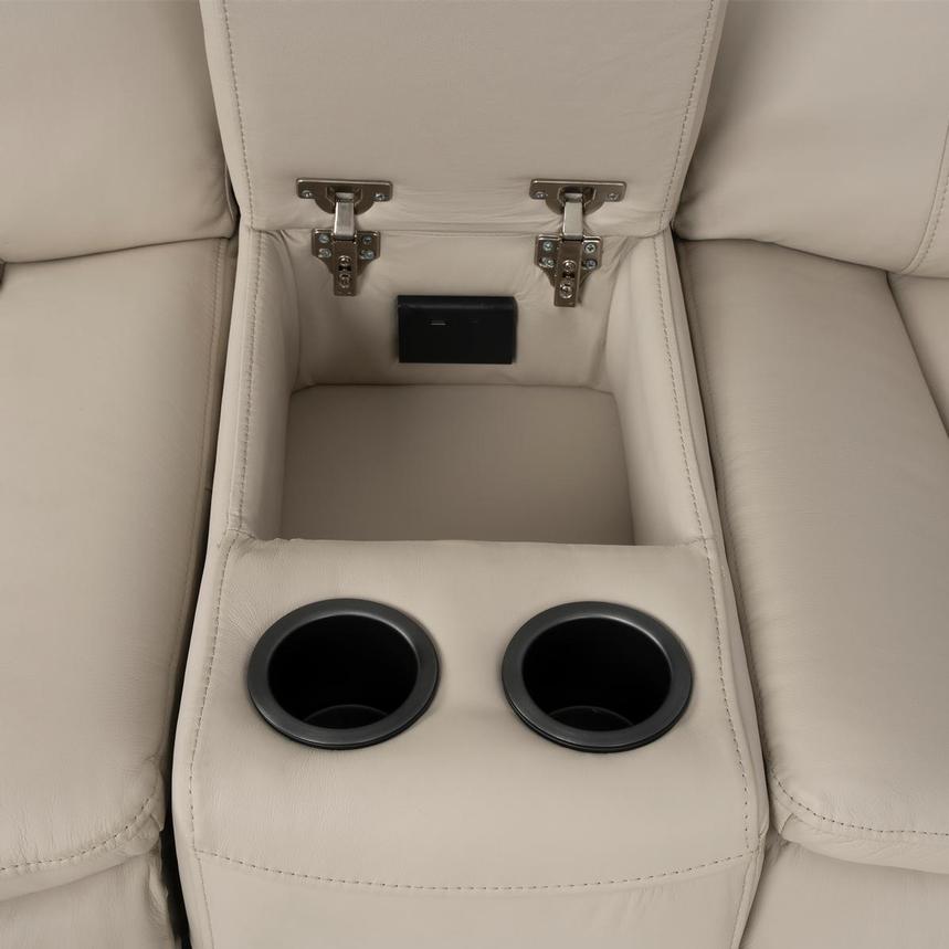 Benjamin Home Theater Leather Seating with 5PCS/3PWR  alternate image, 9 of 13 images.