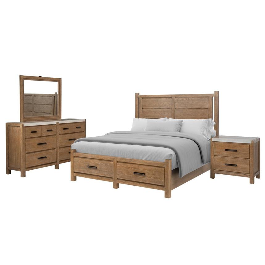 Joshua 4-Piece King Bedroom Set main image, 1 of 6 images.