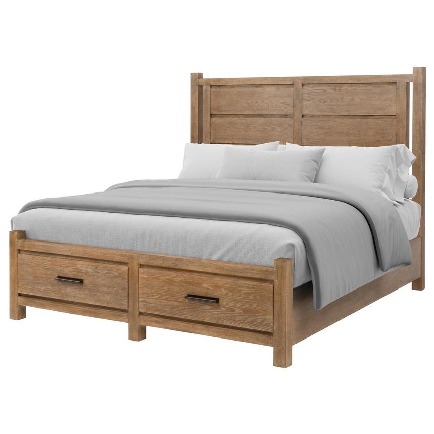 Joshua King Storage Bed  main image, 1 of 8 images.