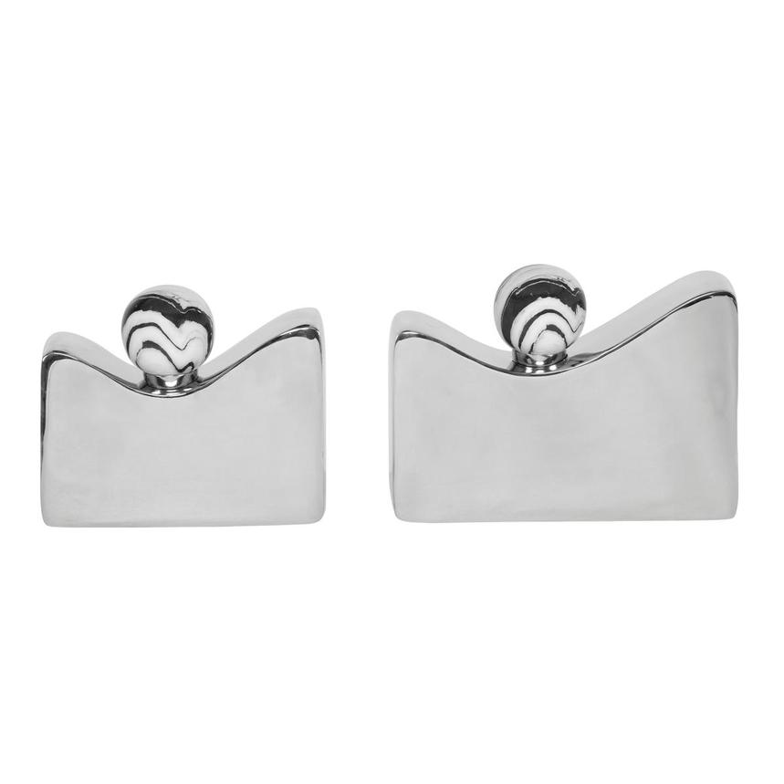 Makena Silver Set of 2 Decorative Accesories main image, 1 of 6 images.