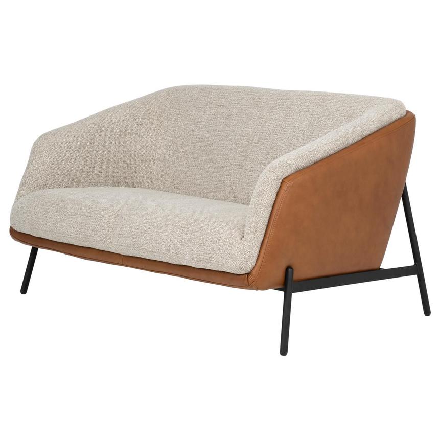Sabrina II Tan Settee main image, 1 of 8 images.
