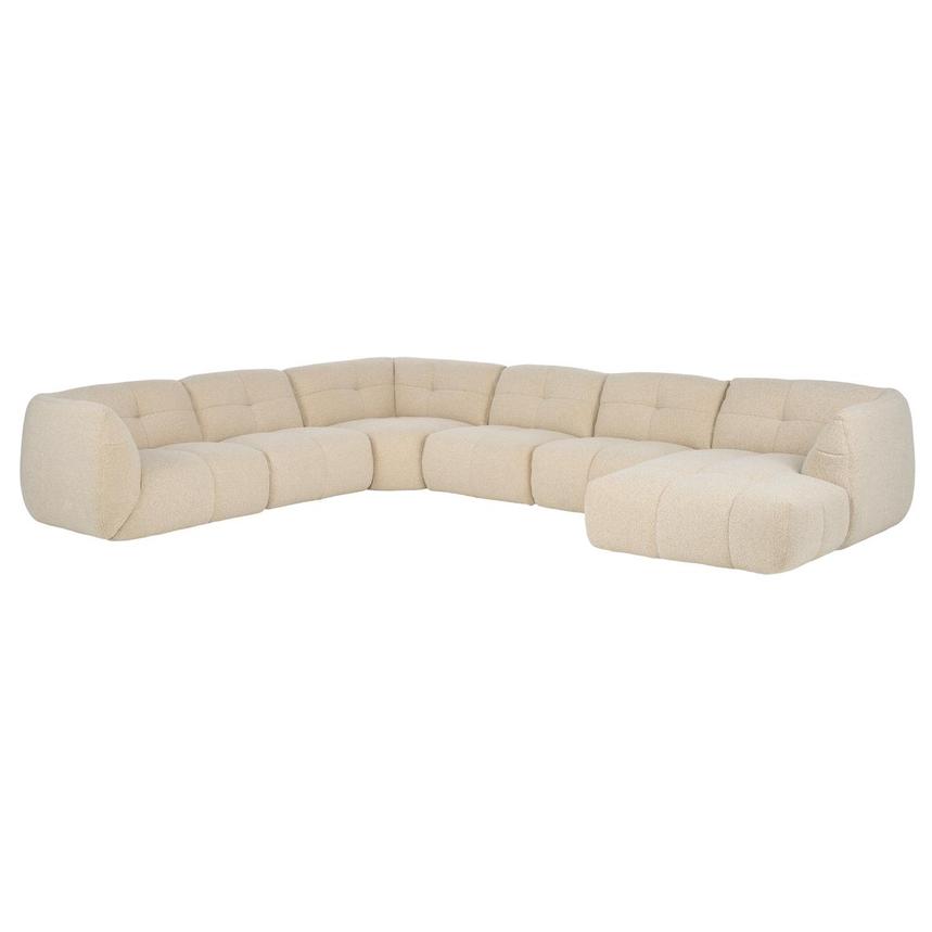 Moosh Sectional Sofa 6PC w/Right Chaise main image, 1 of 8 images.