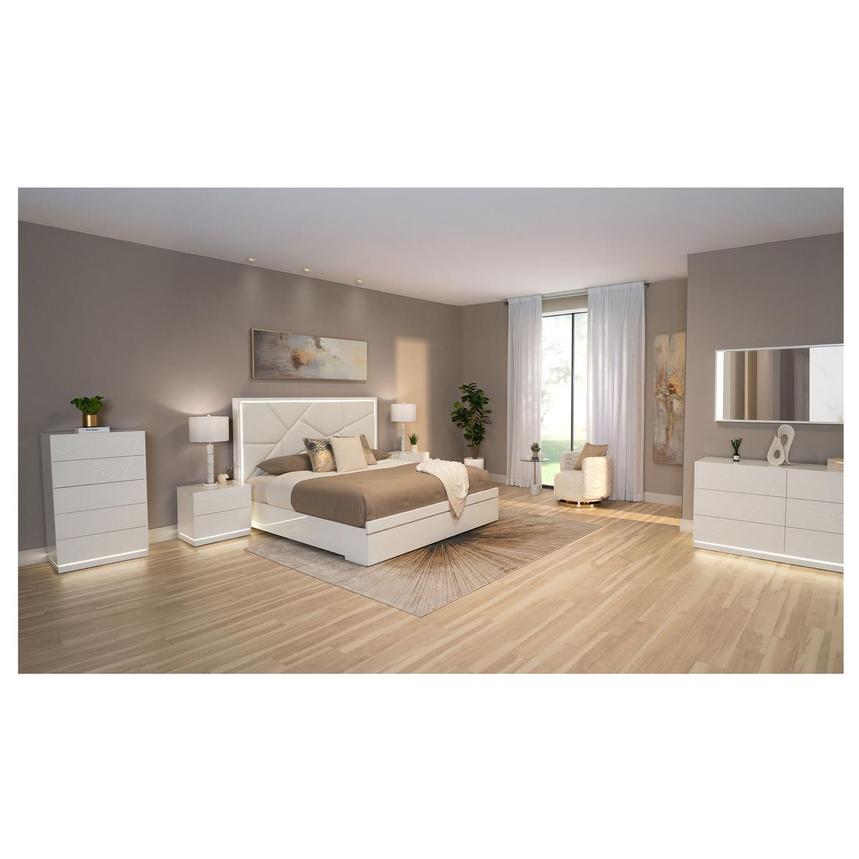 Tessa White Nightstand  alternate image, 3 of 10 images.