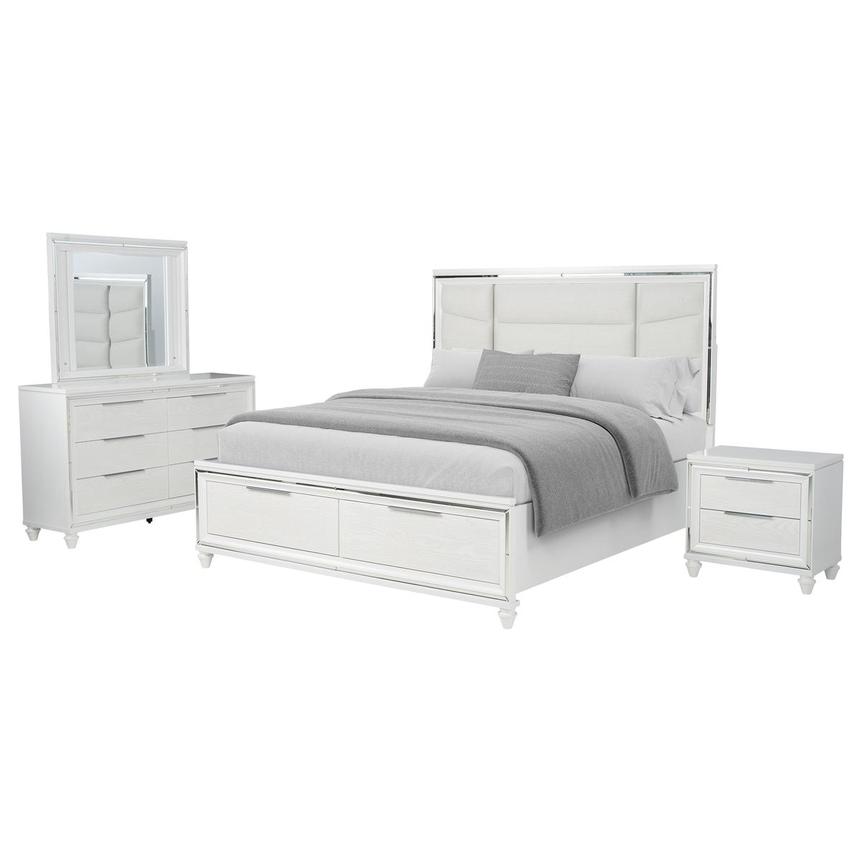 Prague 4-Piece King Bedroom Set  main image, 1 of 5 images.