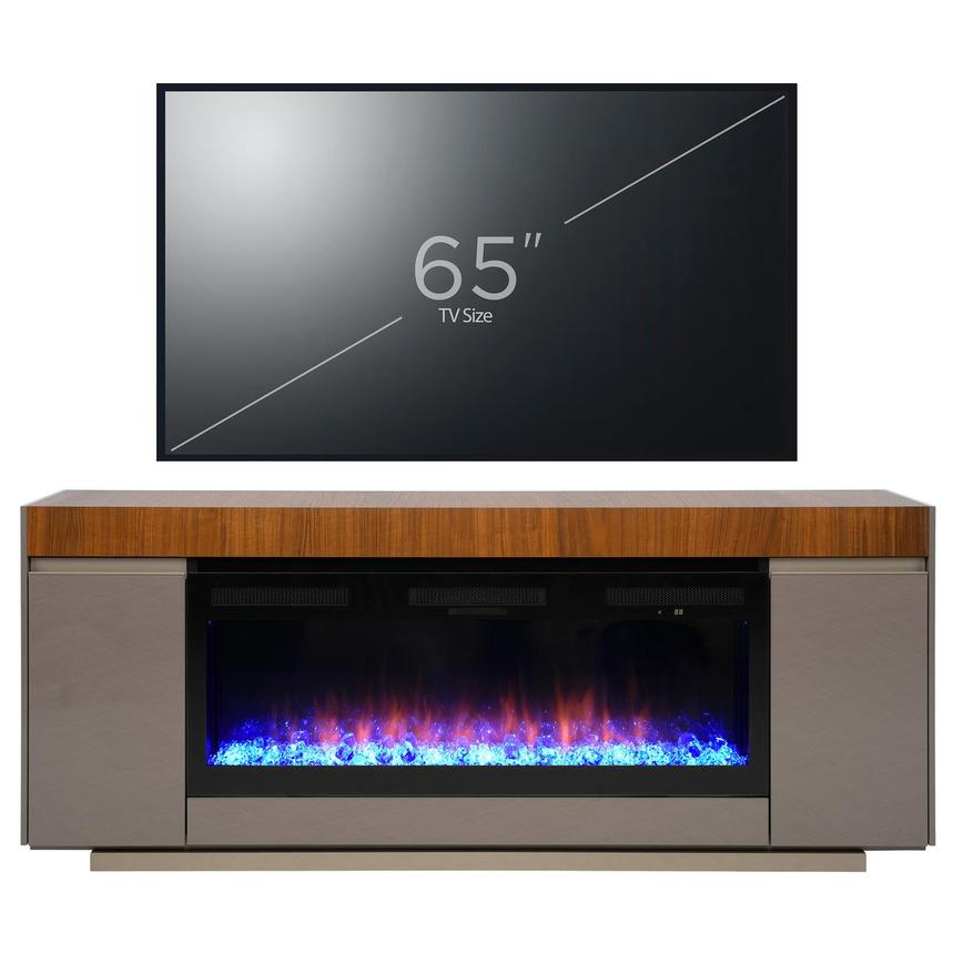 Corso TV Base w/Electric Fireplace main image, 1 of 4 images.