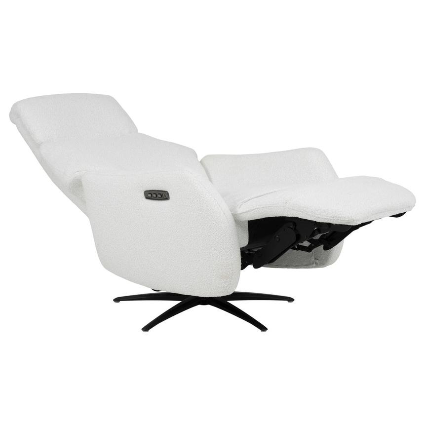 Ezio White Power Recliner alternate image, 9 of 15 images.