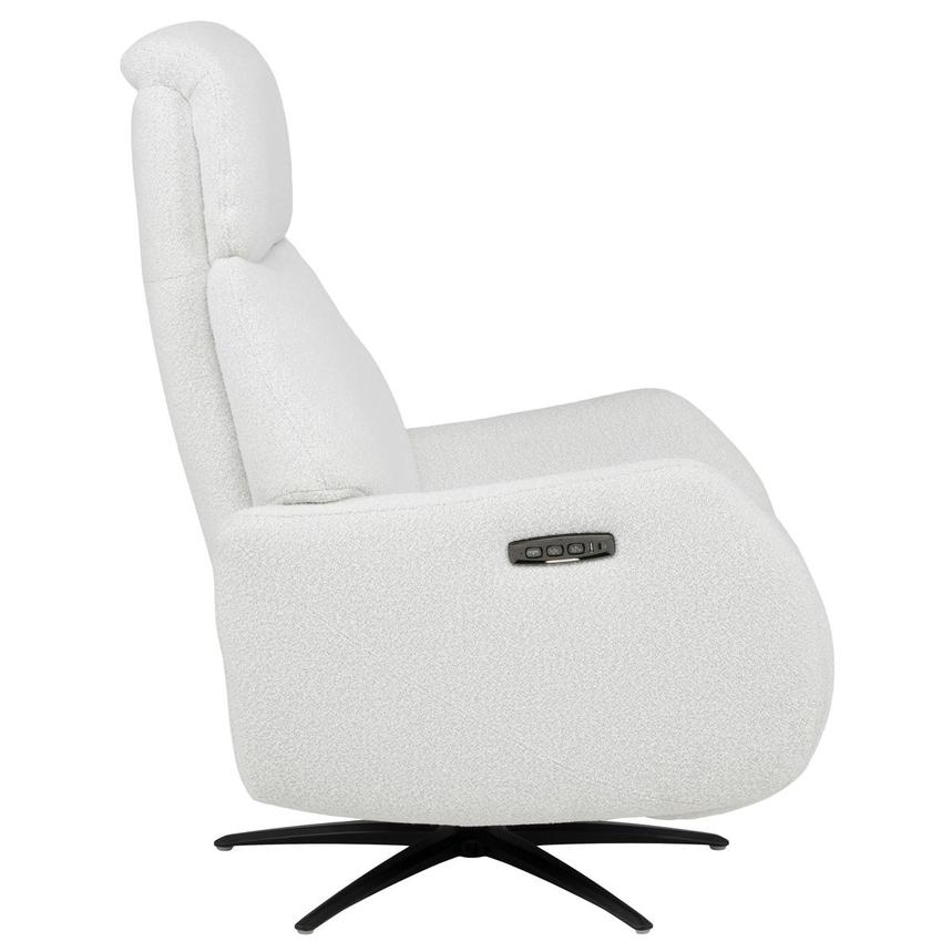 Ezio White Power Recliner alternate image, 4 of 15 images.