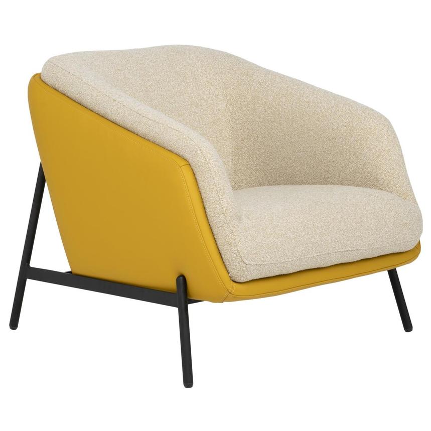 Sabrina II Yellow Accent Chair  alternate image, 3 of 9 images.