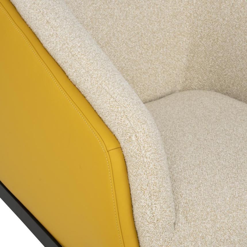 Sabrina II Yellow Accent Chair alternate image, 8 of 10 images.