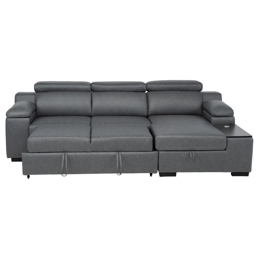 Slayden Gray Sleeper Sectional alternate image, 8 of 18 images.