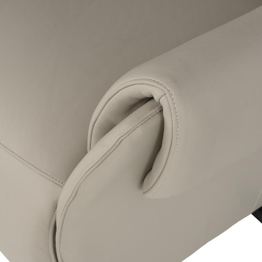 Torrence Taupe Leather Power Recliner  alternate image, 8 of 9 images.