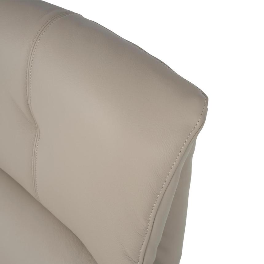 Torrence Taupe Leather Power Swivel Recliner w/Massage alternate image, 8 of 10 images.