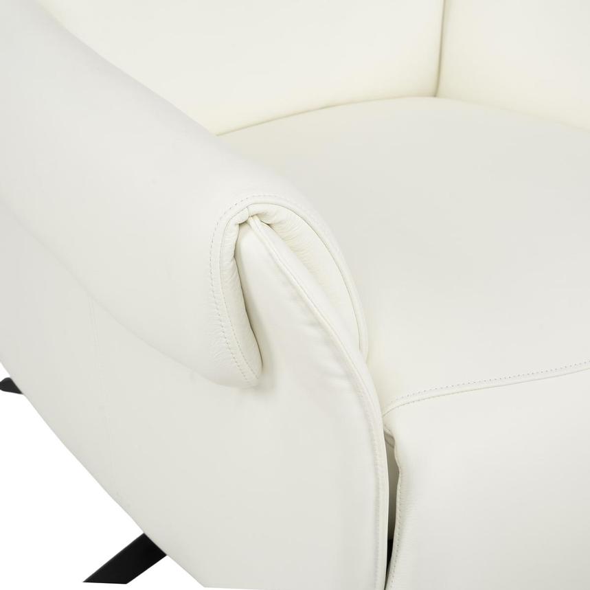 Torrence White Leather Power Recliner alternate image, 14 of 16 images.