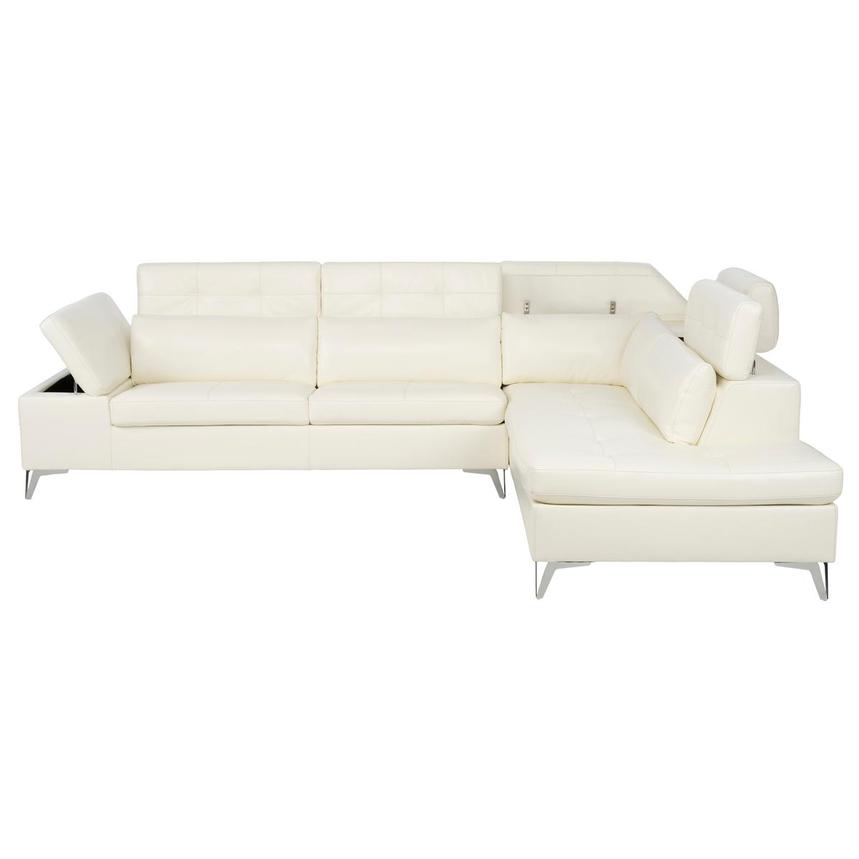 Sylar Ivory Sectional Sofa alternate image, 3 of 13 images.